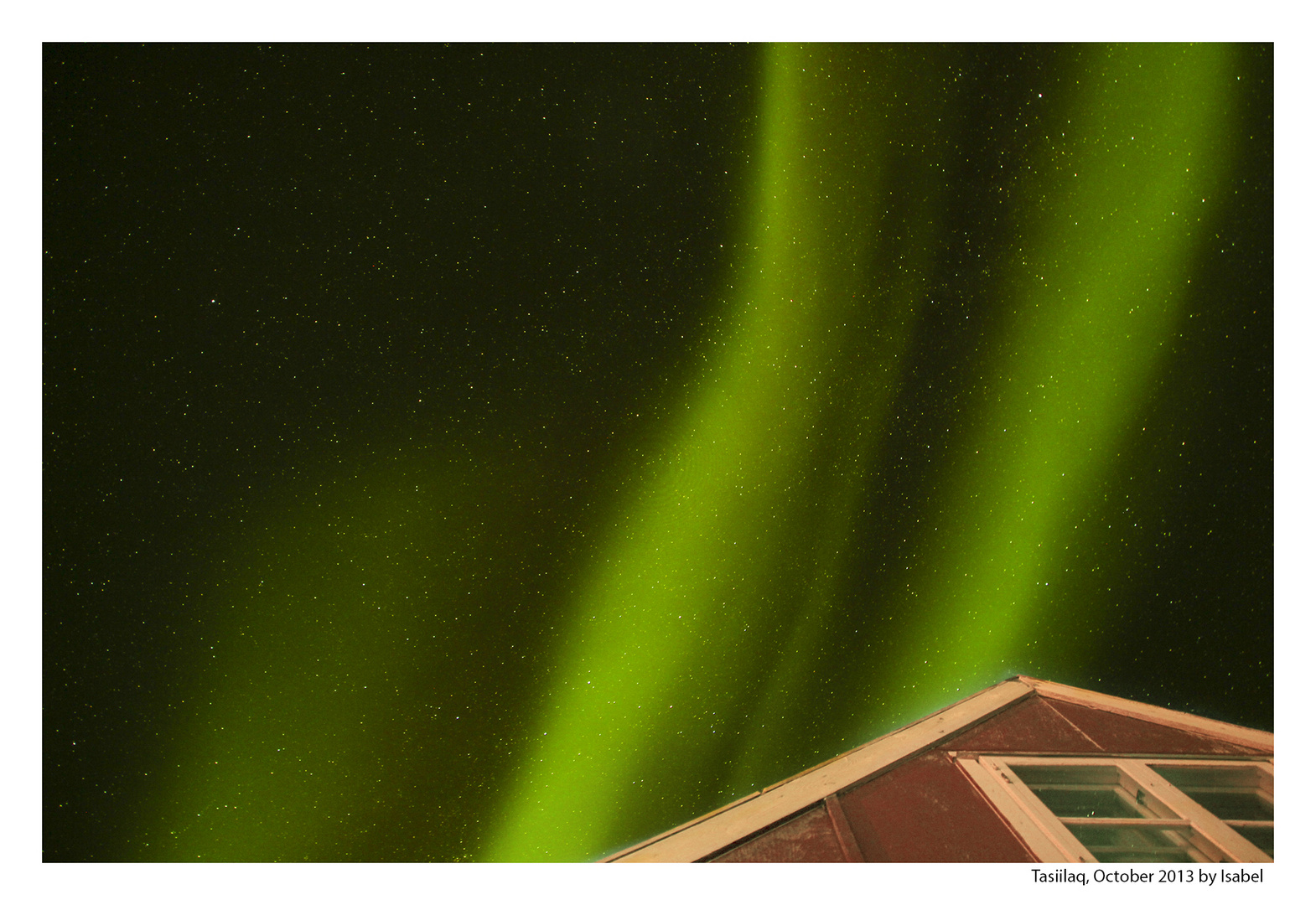 aurora borealis in ostgrönland