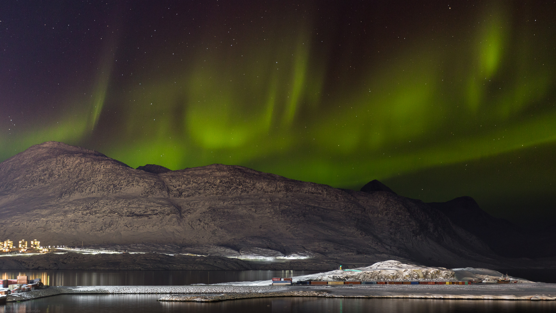 Aurora Borealis Nuuk Grönland