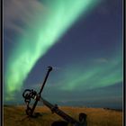 Aurora Borealis over the anchor