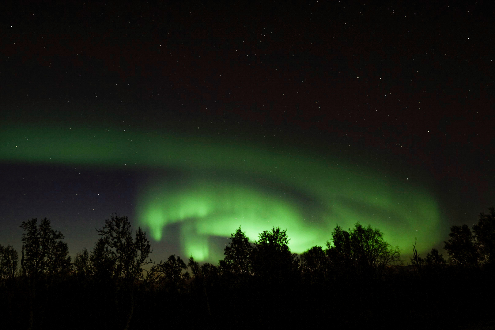 Aurora borealis, Schweden