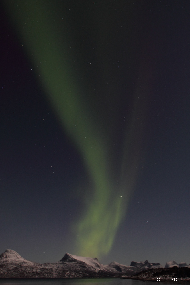 Aurora Borealis, Tysfjord, Norway. 6 January 2012