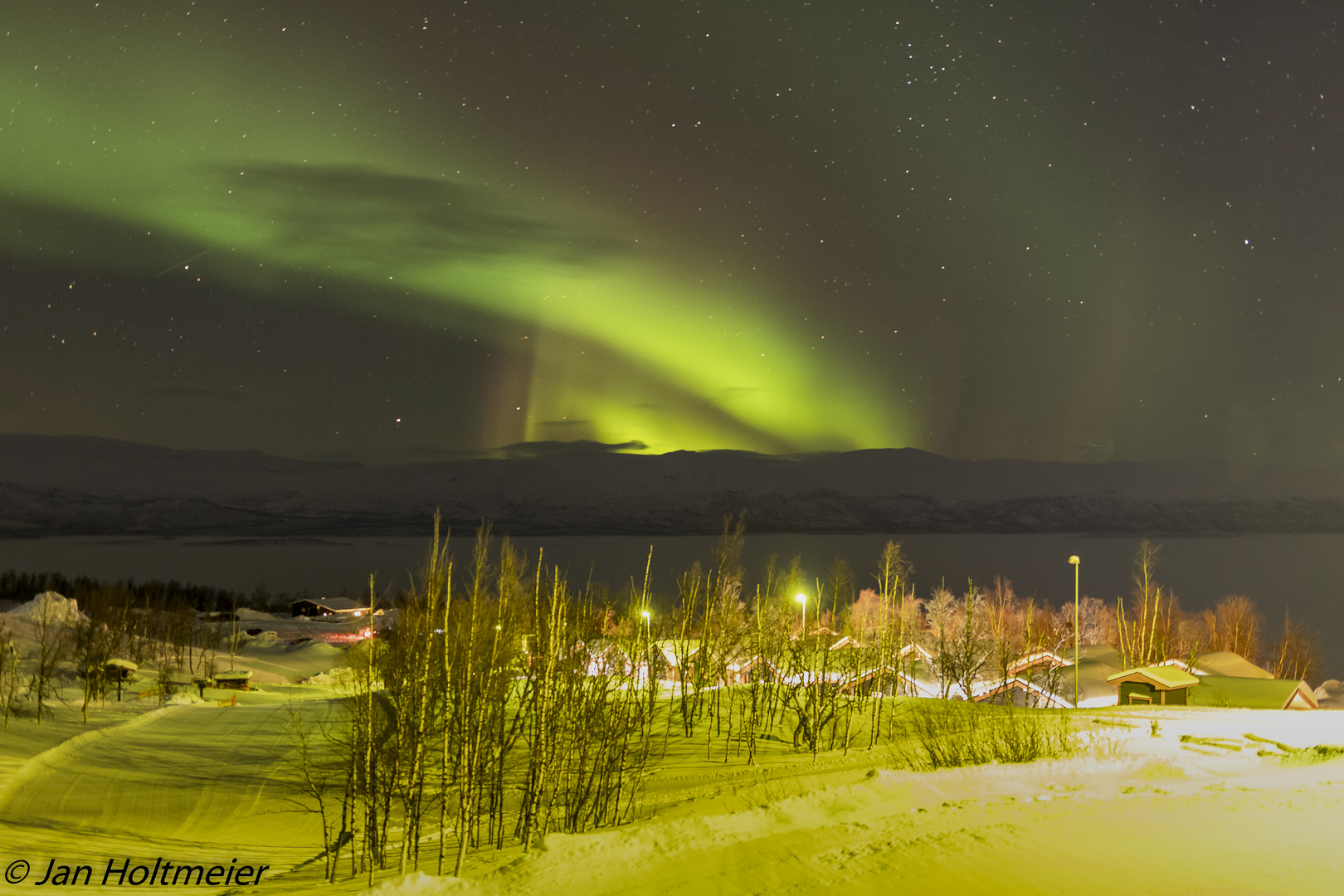 Aurora Borealis über Björkliden