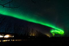 Aurora Borealis über Island