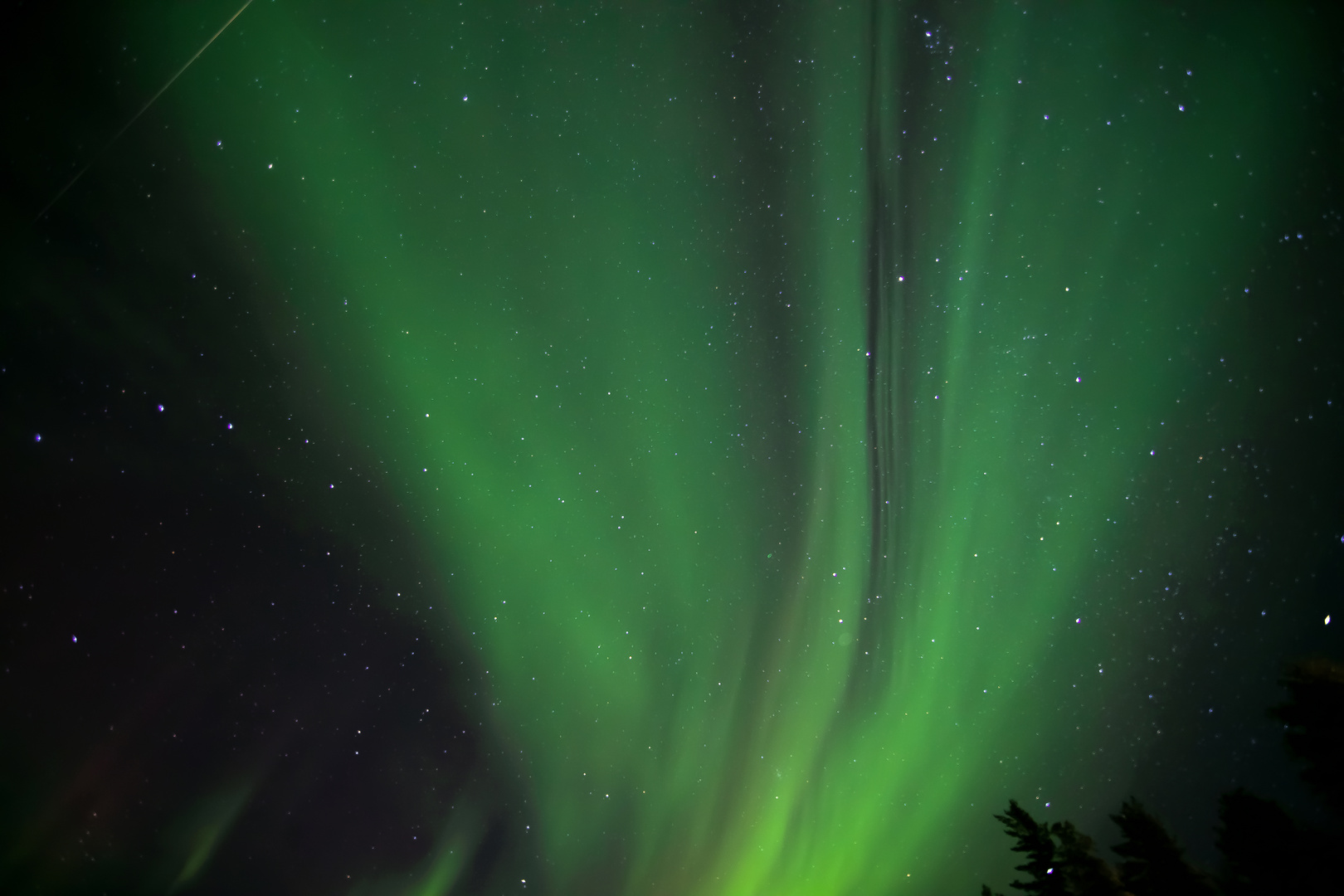 Aurora Borealis über Lappland