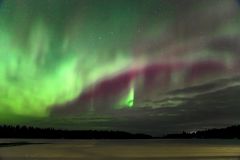 Aurora Borealis über Lappland