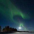 Aurora Borealis über Lappland