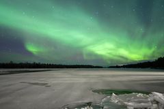 Aurora Borealis über Lappland