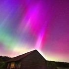 Aurora Borealis über Nordhessen.