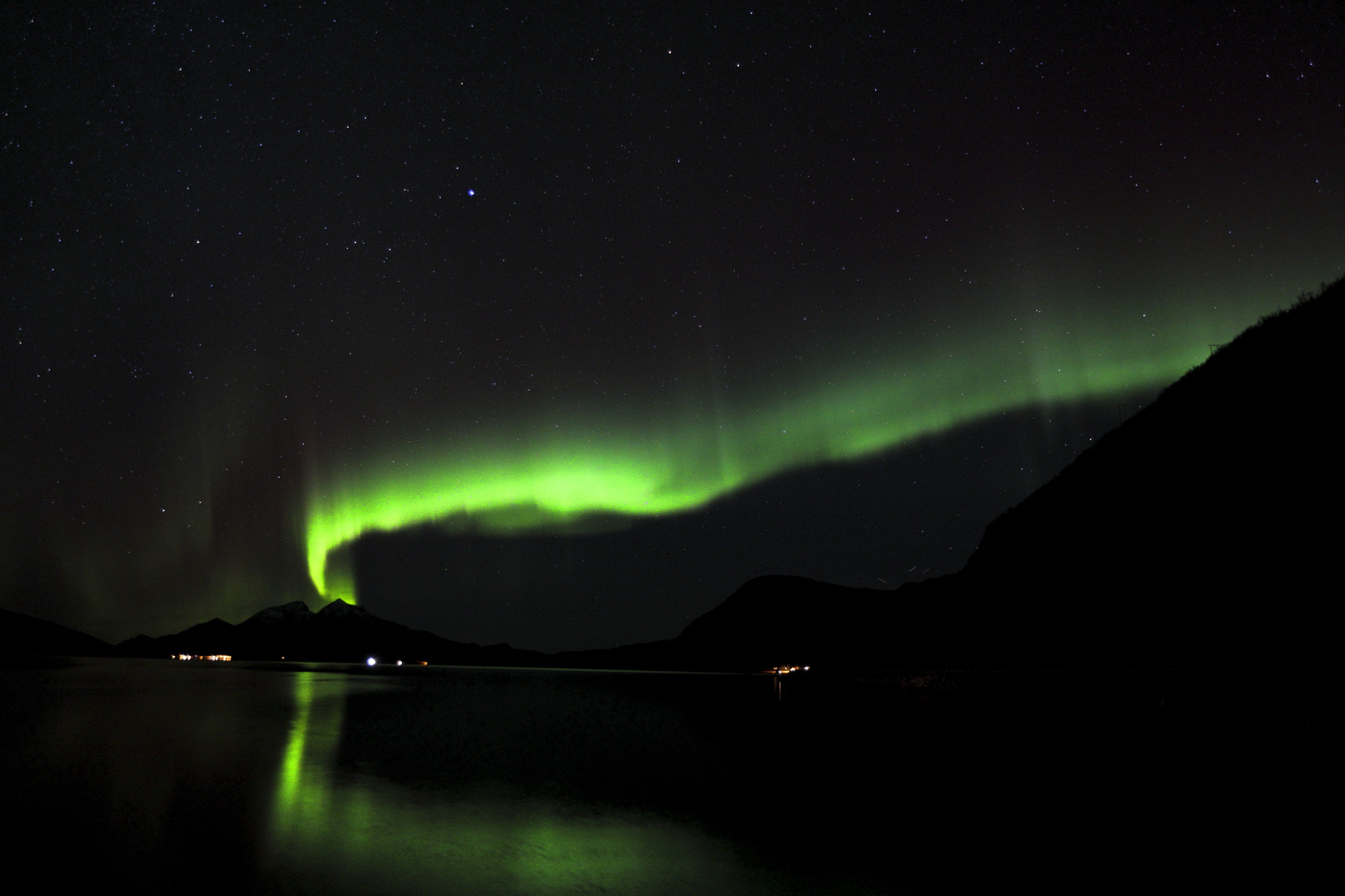 Aurora borealis über Tromsø 16