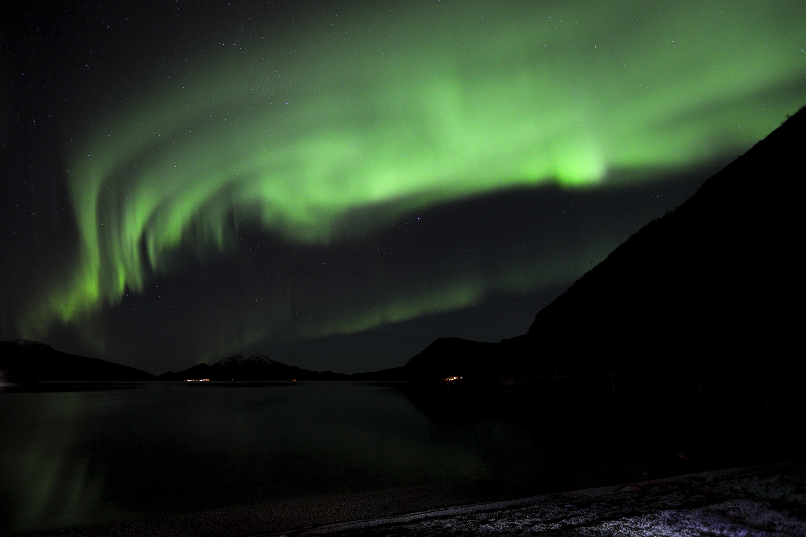 Aurora borealis über Tromsø 17