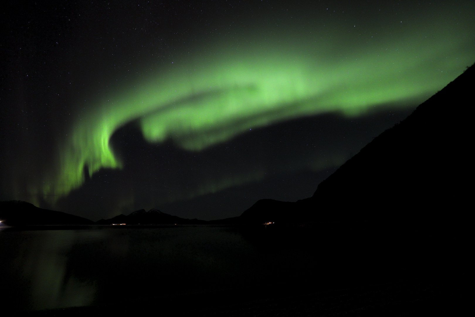 Aurora borealis über Tromsø 18