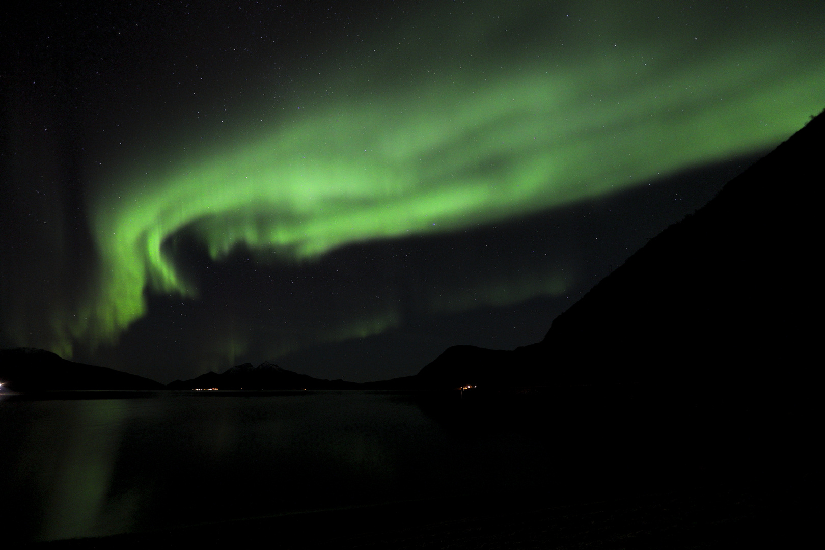 Aurora borealis über Tromsø 19