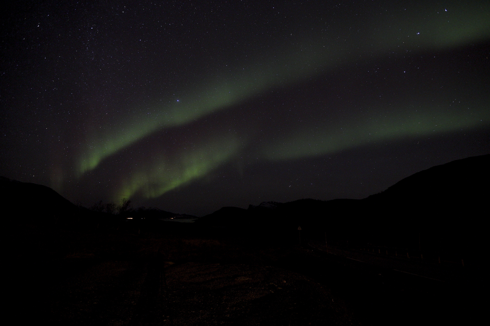 Aurora borealis über Tromsø 21