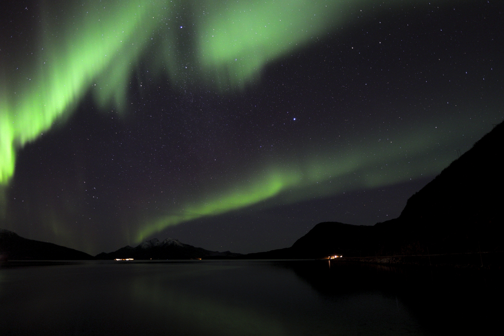 Aurora borealis über Tromsø 23