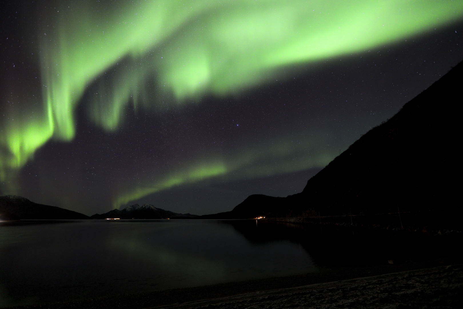 Aurora borealis über Tromsø 25
