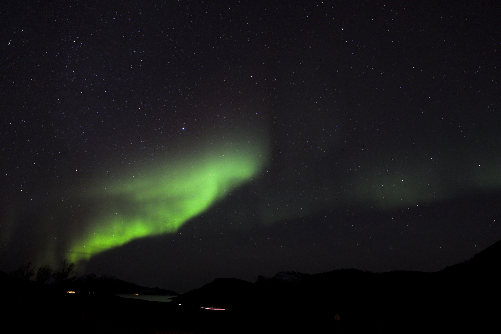 Aurora borealis über Tromsø 26