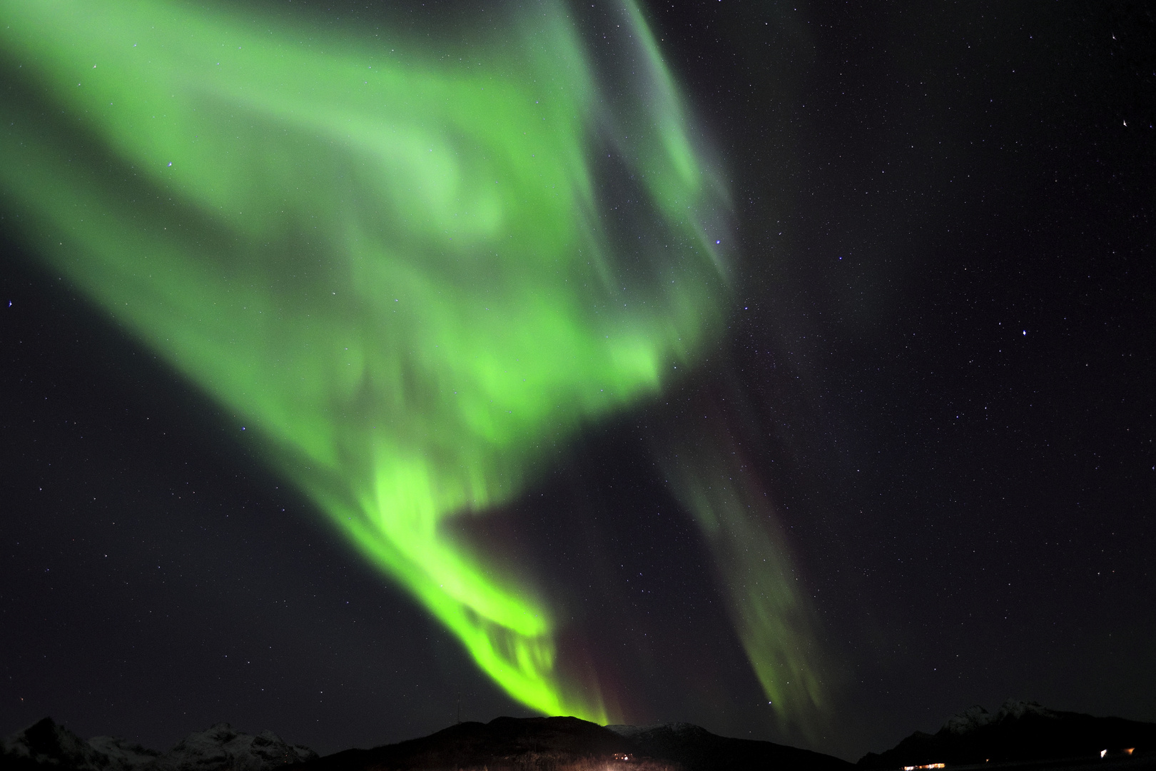Aurora borealis über Tromsø 3