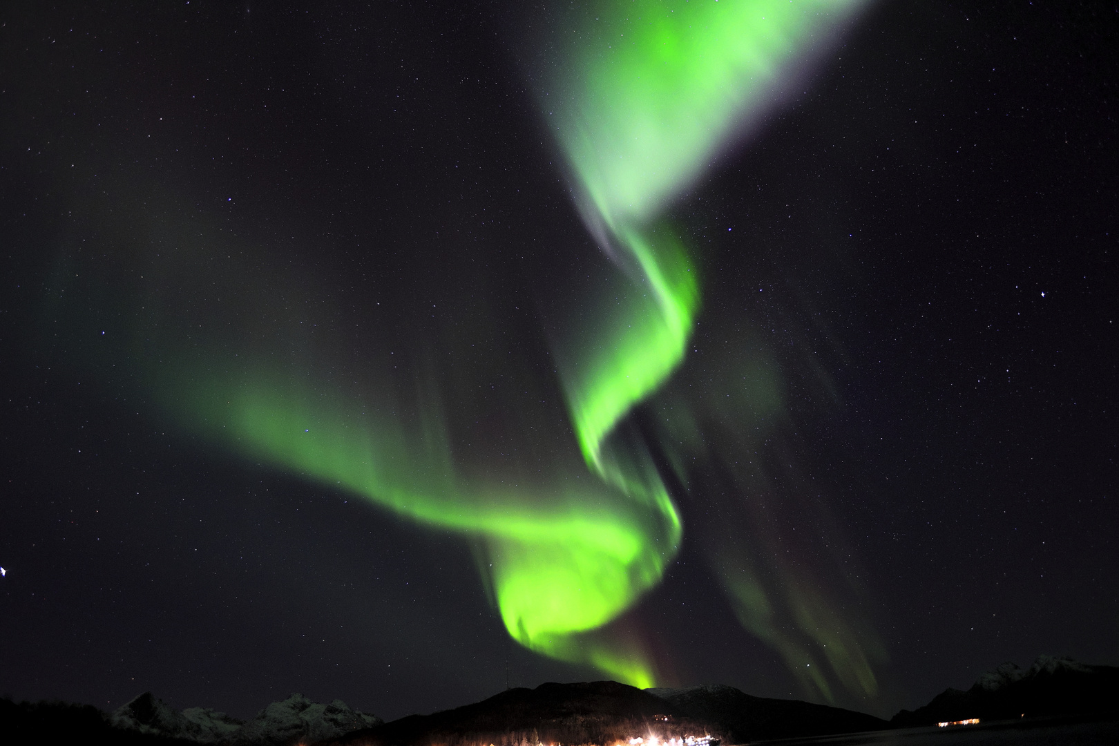 Aurora borealis über Tromsø 4