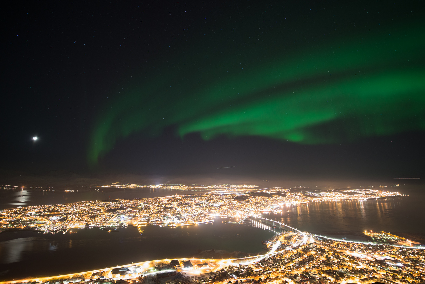 aurora borealis über Tromsø