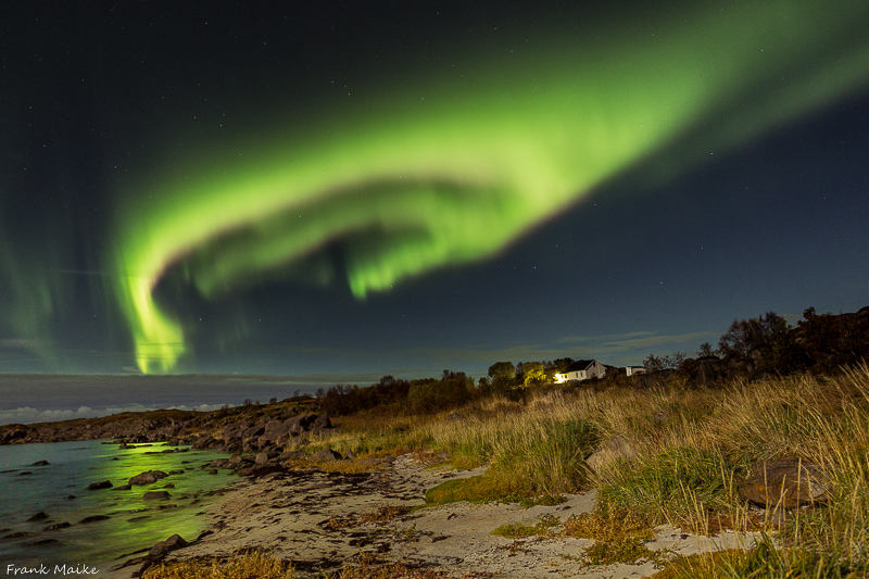 Aurora Borealis, Vesteralen in Norwegen