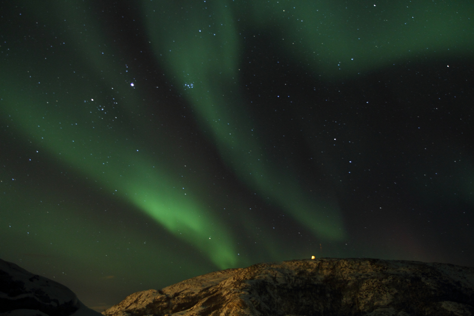 Aurora from Hillesøya, Troms, Norway - 13 February 2013