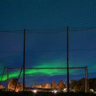 Aurora im Fussballtor