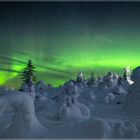 Aurora in Iso-Syoete, FIN-Lapland