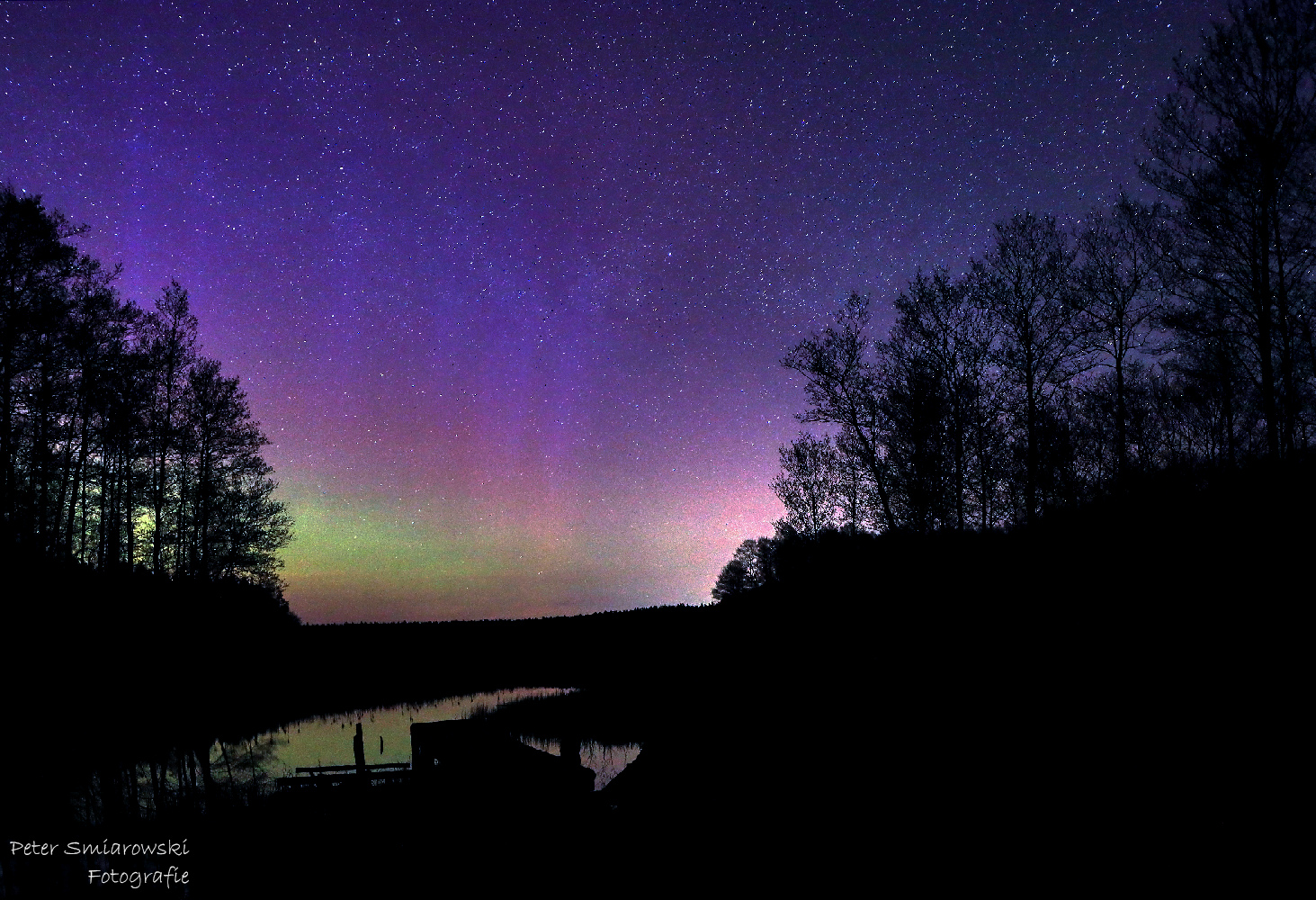 Aurora in Nord-Ost Polen