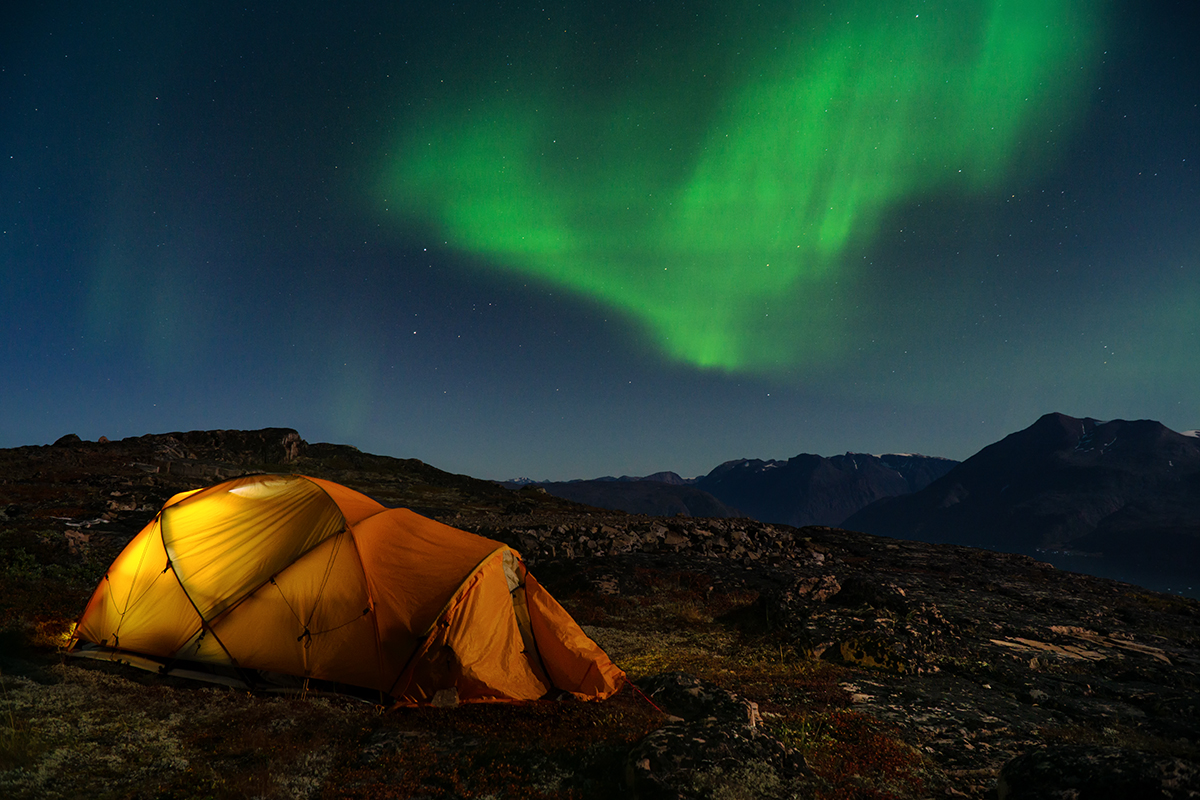 Aurora in Südgrönland