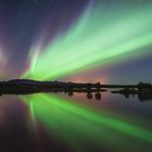 Aurora reflection