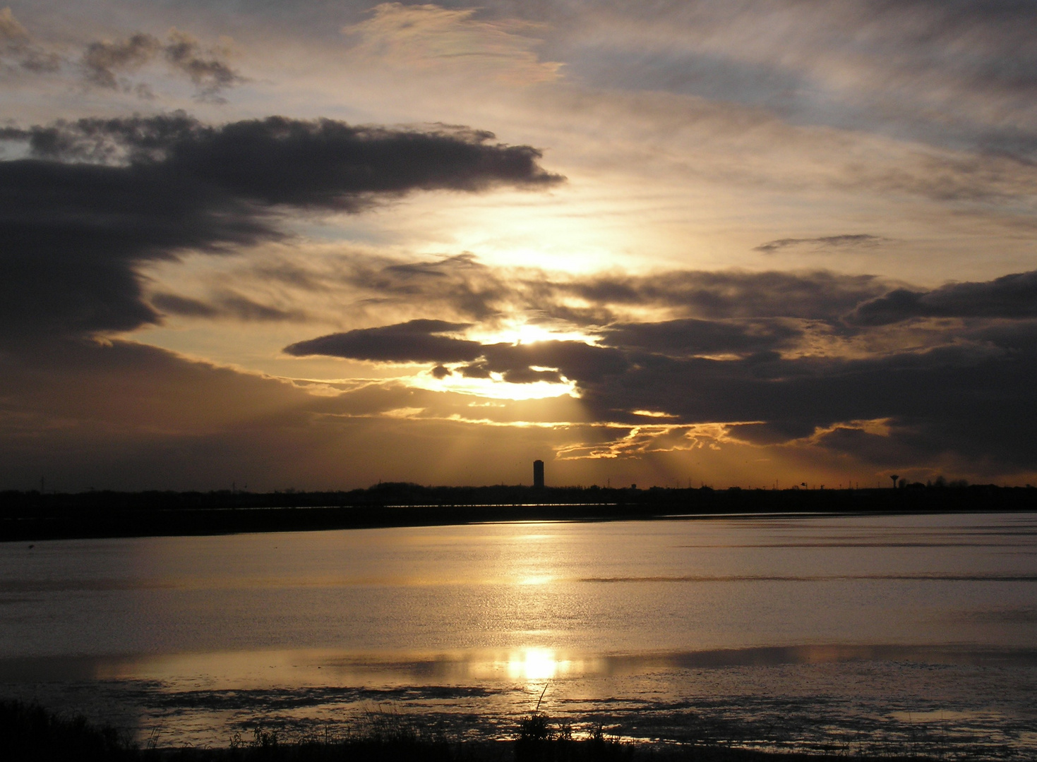 aurora sulle saline