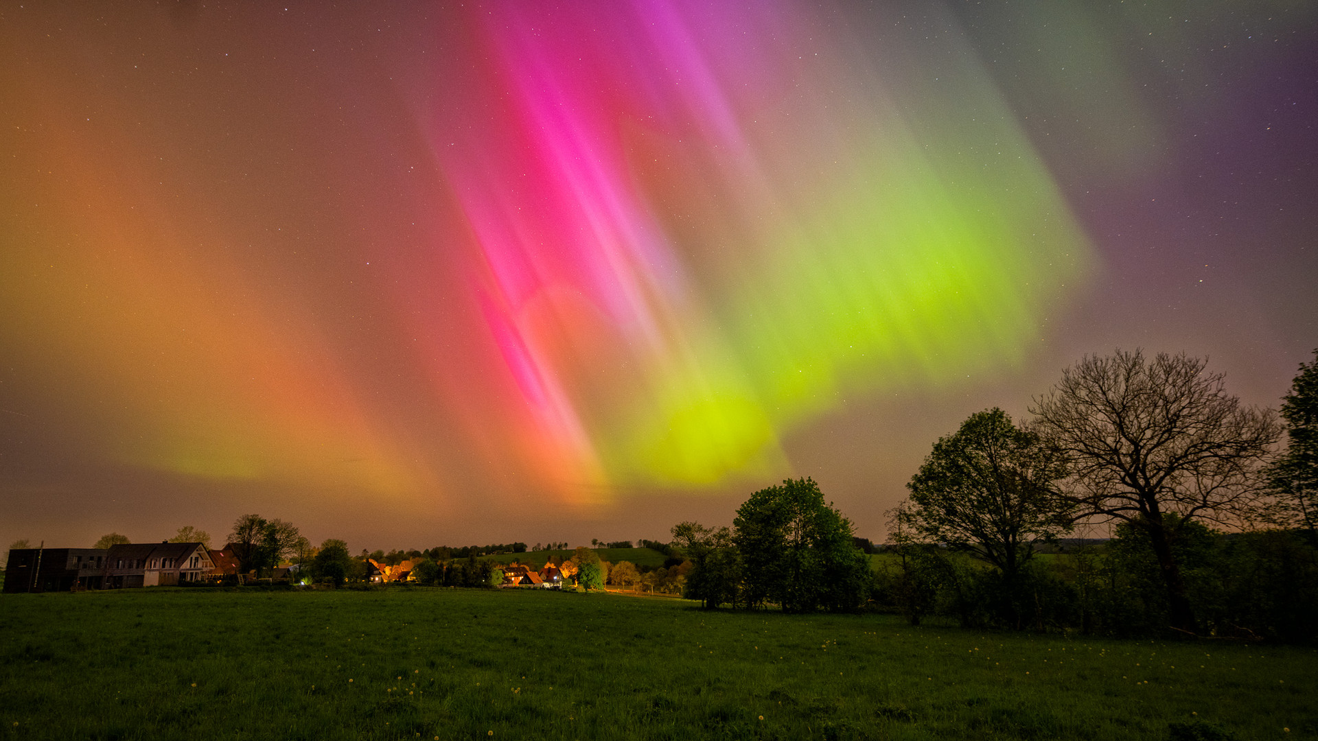 Aurora über Clausthal-Zellerfeld