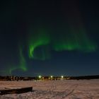 Aurora über dem Inari-See