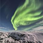 Aurora über Gullfoss