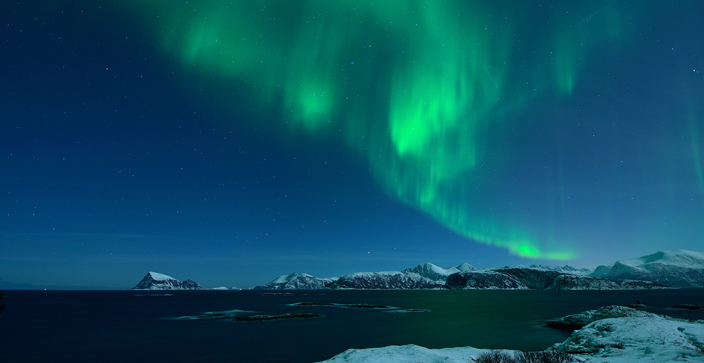 Aurora über Håja...