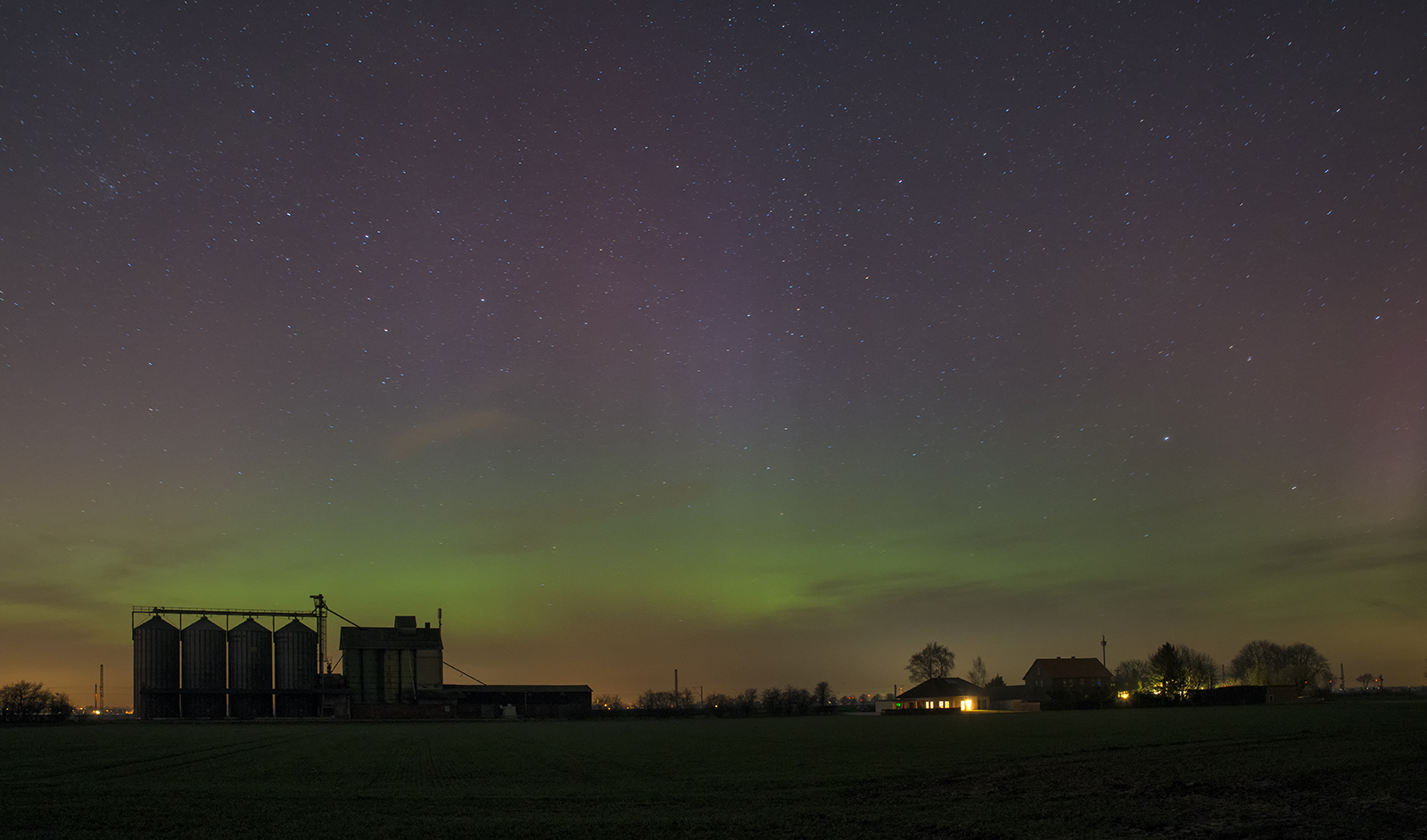 Aurora über Niedersachsen