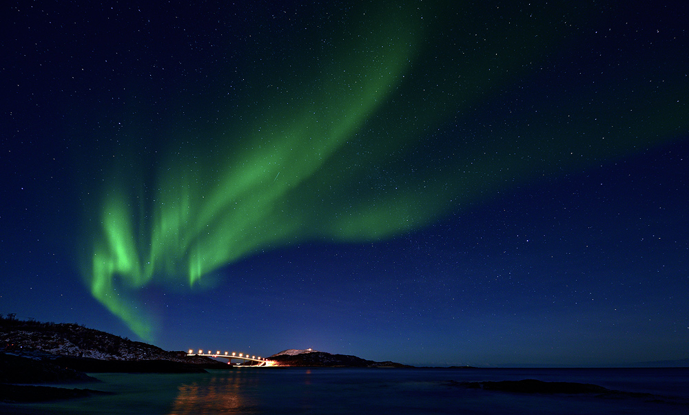 Aurora über Sommarøya