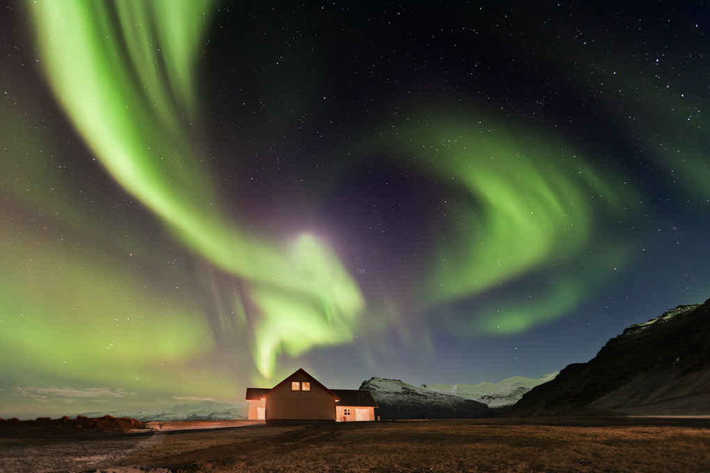 Auroras en Islandia