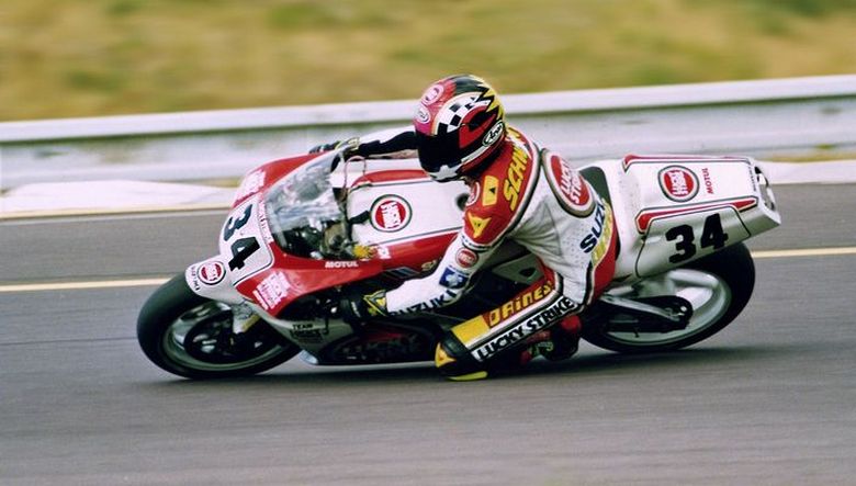 Aus-altenTagen-analog  Kevin Schwantz   Weltmeister 1993  500 ccm   