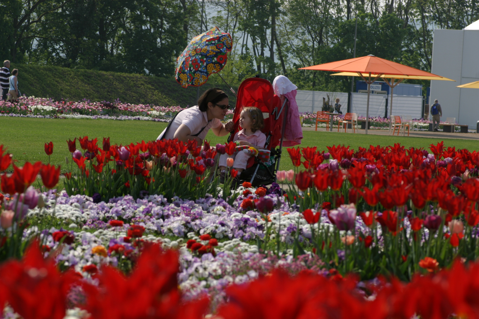 Aus Blumen werden Schirme !!!!