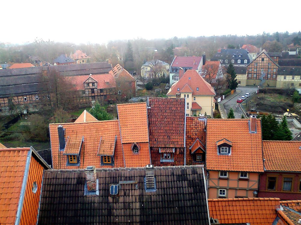 Aus dem Archiv :Dachlandschaften Quedlinburg II