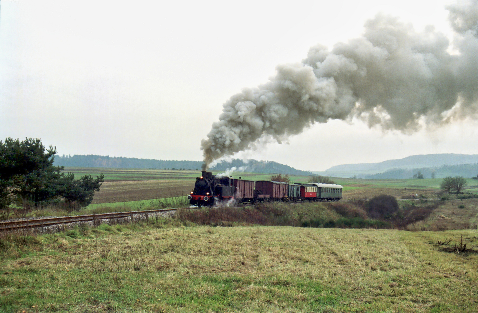 Aus dem Archiv: Dampfzug auf der MBE (2)