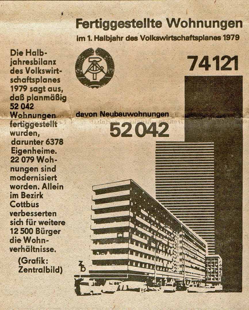 Aus dem Archiv: Wohnungsbau 1979