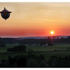 Aus dem Ballon im Allgäu