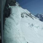 Aus dem Eiger heraus fotografiert.