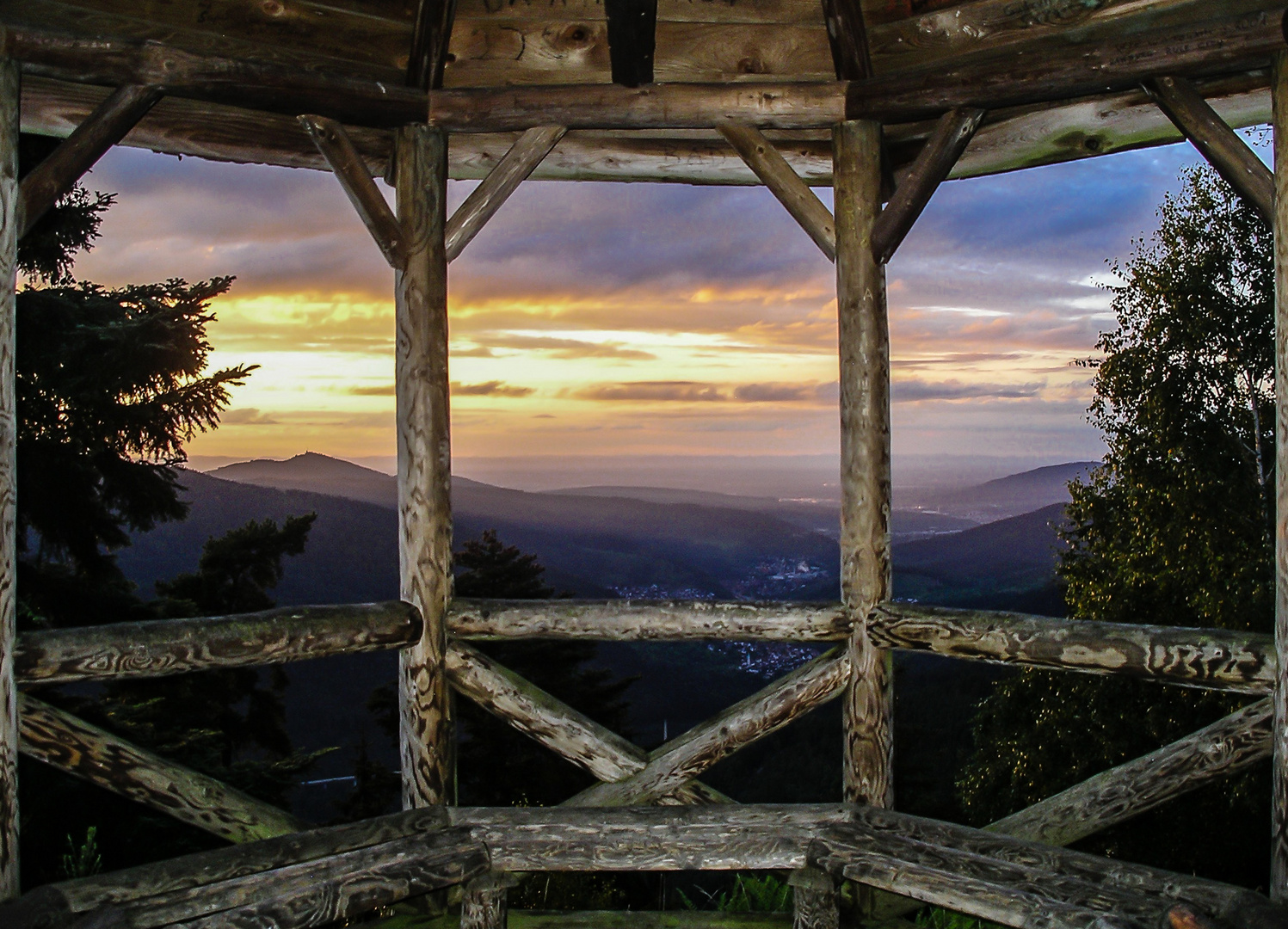 aus dem Fenster der Latschighütte