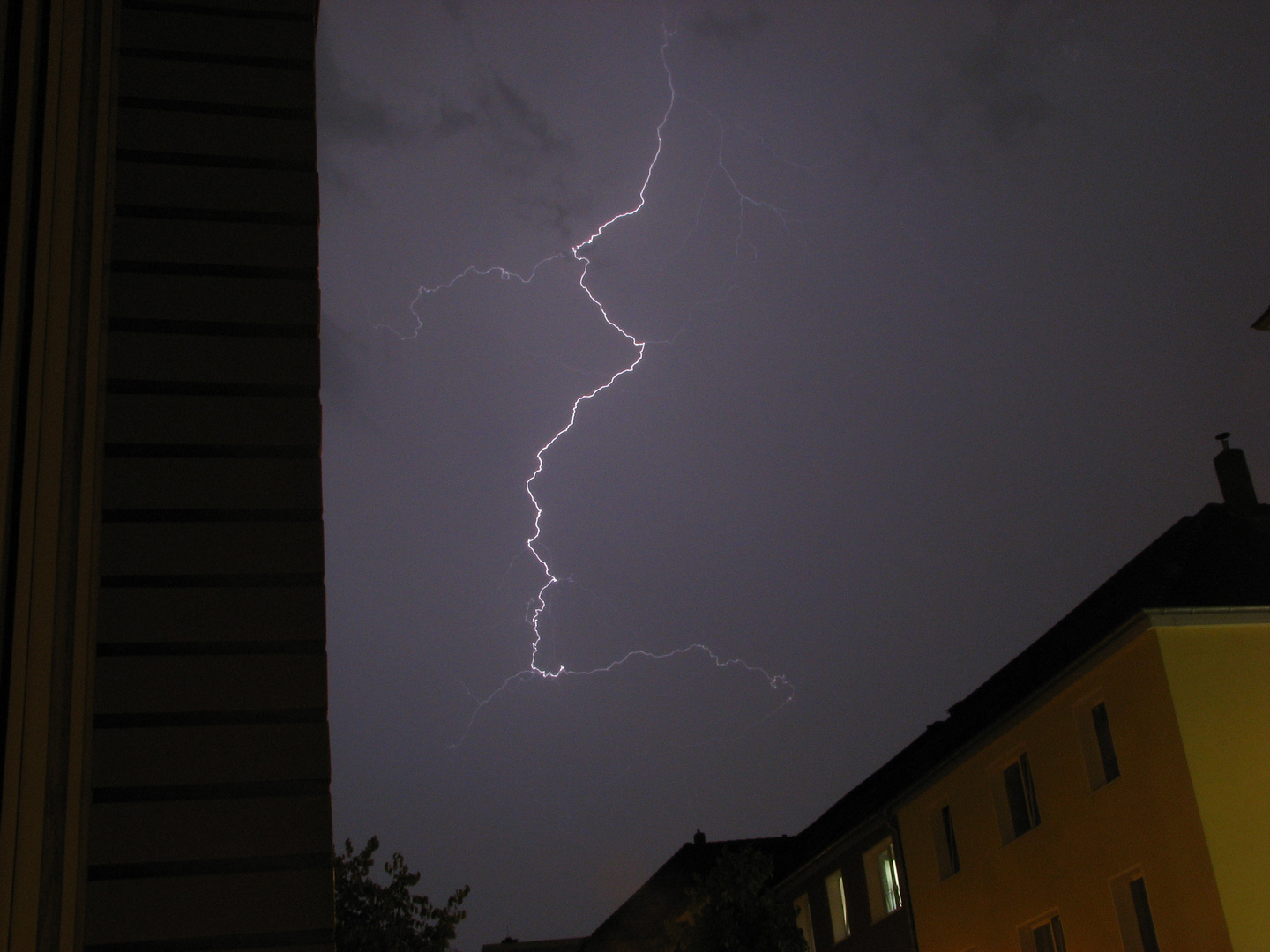 Aus dem Fenster geblitzt