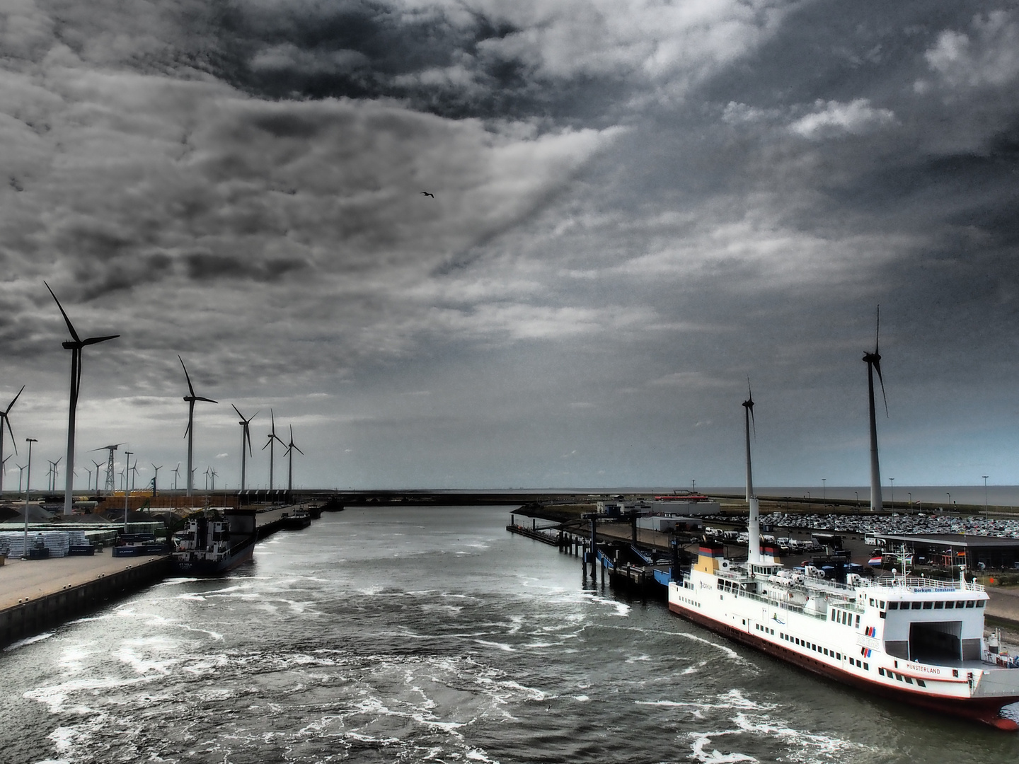 Aus dem Hafen raus