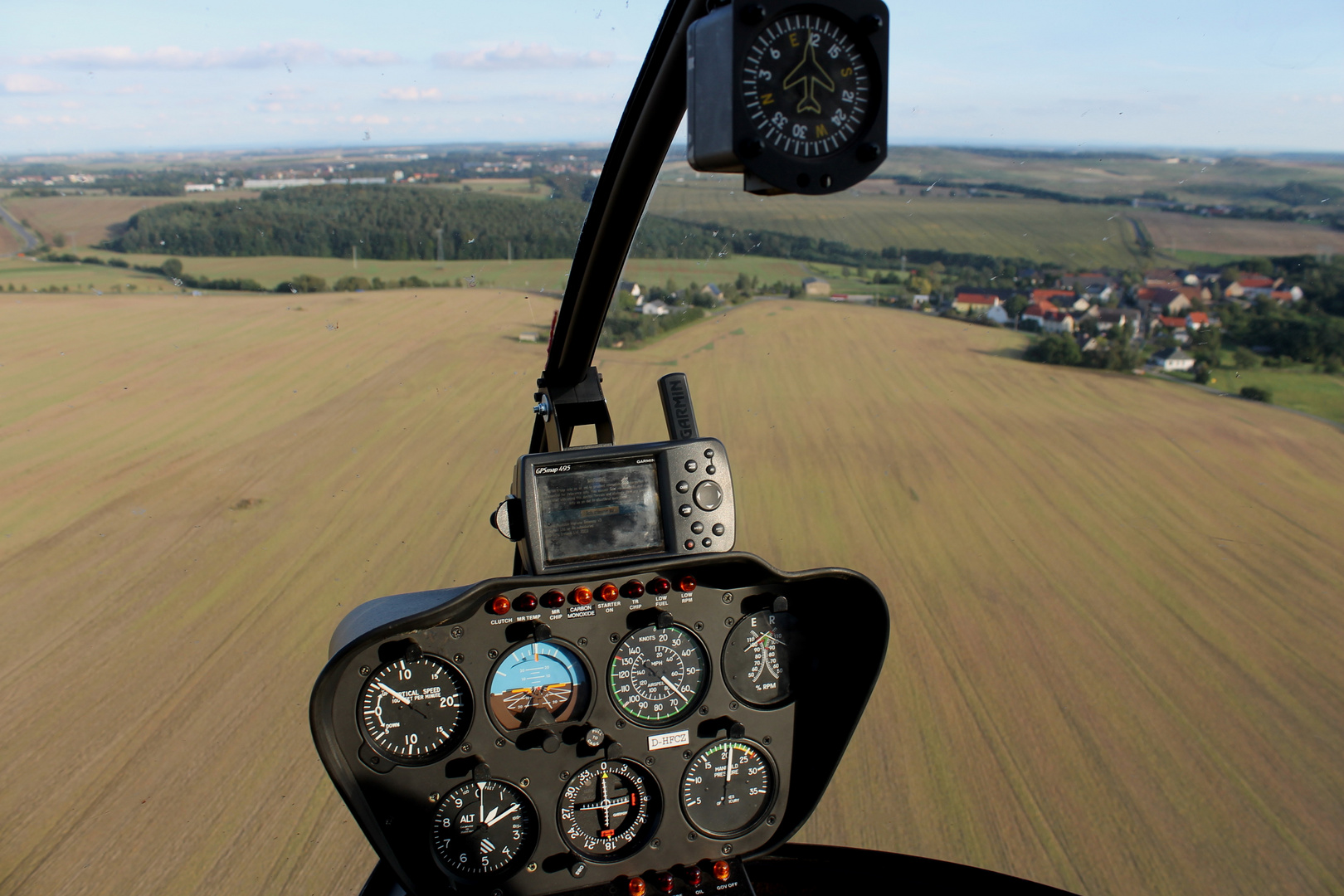 Aus dem Heli