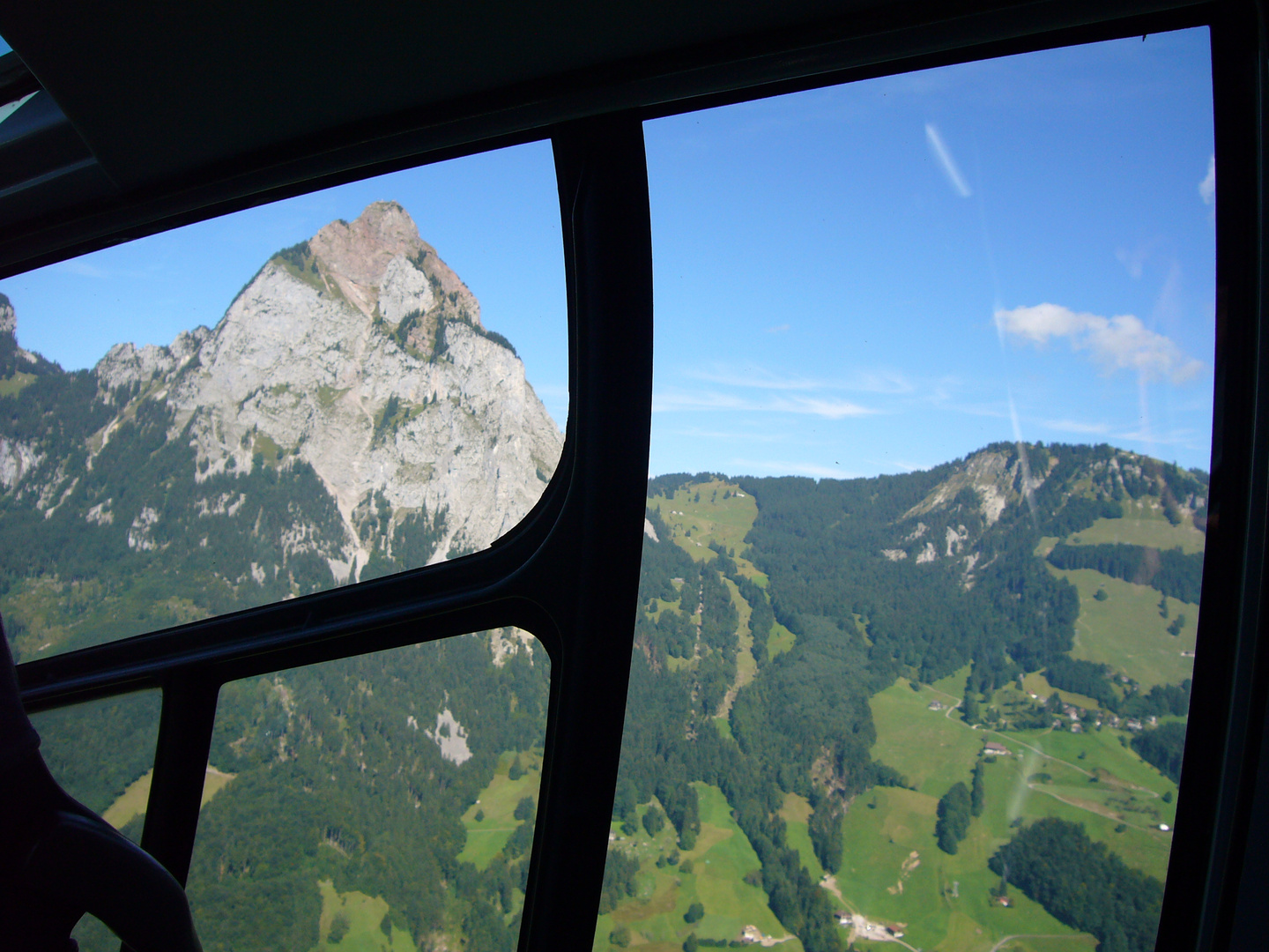 Aus dem Heli